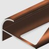 Заказать Алюминиевый профиль F-образный для ступеней 12 мм PV57-11 коричневый блестящий 2,7 м Заказать Алюминиевый профиль F-образный для ступеней 12 мм PV57-11 коричневый блестящий 2,7 м