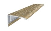 Угловой алюминиевый профиль Т-образный 18х36 мм MP 100 22-Дуб натуральный 2,7 м