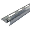 Профиль П-образный ПО-П12х12 Серебро глянцевое 2,7 м
