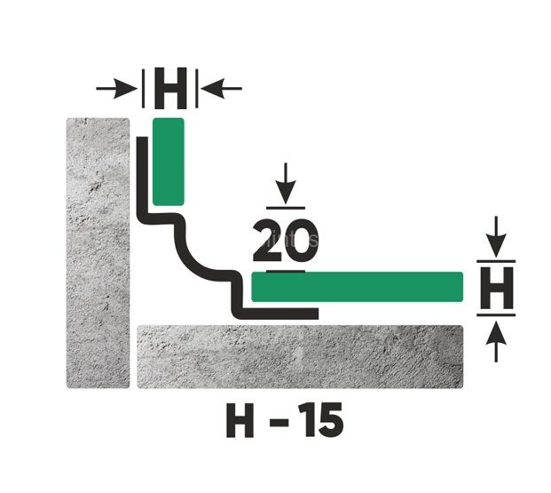 Заказать Стальной профиль угловой внутренний для плитки 15 мм FWM 15 P полированная сталь 2,7 м Заказать Стальной профиль угловой внутренний для плитки 15 мм FWM 15 P полированная сталь 2,7 м