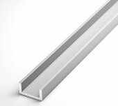 Швеллер из анодированного алюминия 15х15х15х1,5 мм Серебро 3 м Швеллер из анодированного алюминия 15х15х15х1,5 мм Серебро 3 м