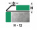 Заказать Наружний профиль для плитки нержавеющая сталь 12 мм FPG 12 P полированная сталь 2,7 м 