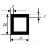 Заказать Бокс квадратный 20х20х2 мм из алюминия 3 м Заказать Бокс квадратный 20х20х2 мм из алюминия 3 м