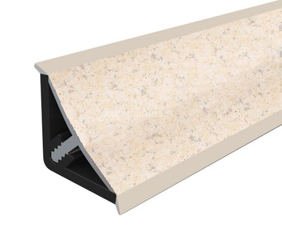 Заказать Плинтус для столешницы 14х14 Cezar Mini вогнутый 018 Римский песок 3 м Заказать Плинтус для столешницы 14х14 Cezar Mini вогнутый 018 Римский песок 3 м