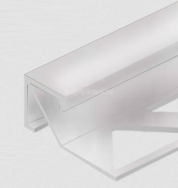 Заказать Профиль для плитки внешний Квадрат 14х14 мм PV72-03 Серебро блестящее 2,7 м 