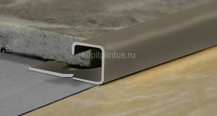 Заказать Профиль для плитки угловой внутренний С-образный 10 мм алюминий PV54-08 Шампань матовая 2,7 м Заказать Профиль для плитки угловой внутренний С-образный 10 мм алюминий PV54-08 Шампань матовая 2,7 м