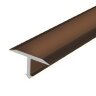 Заказать Профиль Т-образный 26 мм алюминий (плоский) PV39-07 бронза блестящая 2,7 м 