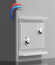 Крепление для светодиодного плинтуса ПЛС-50 без покрытия Крепление для светодиодного плинтуса ПЛС-50 без покрытия