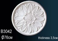 Потолочная розетка Перфект B3042 756 мм