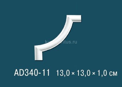 Заказать Угловой элемент с орнаментом Перфект AD340-11 130х130 мм 