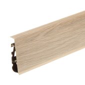 Напольный плинтус Cezar Hi-Line Prestige 75 мм цвет 175 под дерево 2,5 м Напольный плинтус Cezar Hi-Line Prestige 75 мм цвет 175 под дерево 2,5 м