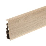 Напольный плинтус Cezar Hi-Line Prestige 75 мм цвет 175 под дерево 2,5 м Напольный плинтус Cezar Hi-Line Prestige 75 мм цвет 175 под дерево 2,5 м