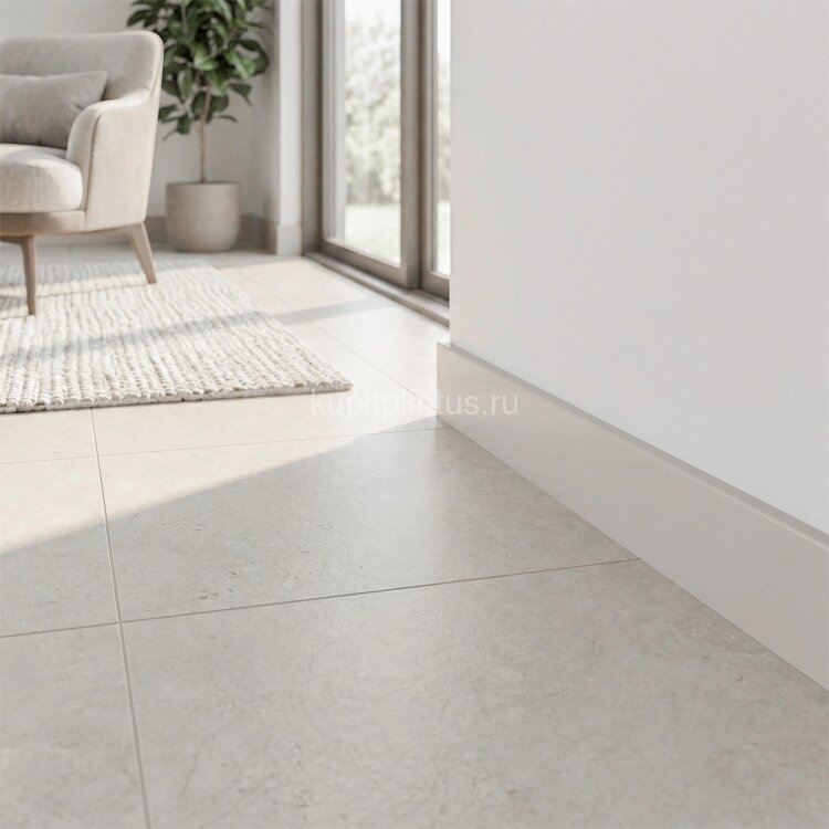 Заказать Напольный плинтус 100 мм SALAG ALPHA Kaszmir AP11F4 гибридный ПВХ кашмир 2.4 м (100х18х2400 мм) 