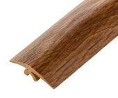 Порог гибкий ПВХ Т-образный Cezar Flex Line 127 Дуб канадский 6 м