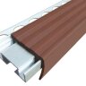Заказать Профиль алюминиевый противоскользящий ALPB 32х20 Коричневый 2,7м Заказать Профиль алюминиевый противоскользящий ALPB 32х20 Коричневый 2,7м