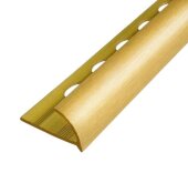 Профиль алюминиевый С-образный ПО-10 золото глянцевое браш 2,7 м Профиль алюминиевый С-образный ПО-10 золото глянцевое браш 2,7 м