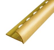 Профиль алюминиевый С-образный ПО-10 золото глянцевое браш 2,7 м