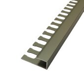 Профиль П-образный гибкий из алюминия ПО-П10 бронза матовая 2,7 м Профиль П-образный гибкий из алюминия ПО-П10 бронза матовая 2,7 м