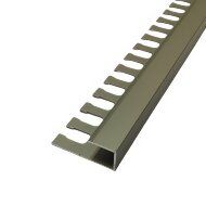 Профиль П-образный гибкий из алюминия ПО-П10 бронза матовая 2,7 м