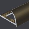 Заказать Алюминиевый C-профиль для плитки 8 мм PV07-10 коричневый матовый 2,7 м 