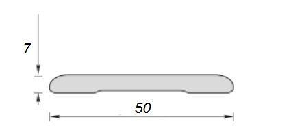 Заказать Наличник IDEAL Н50 из вспененного ПВХ 001 Белый 2,2 м 