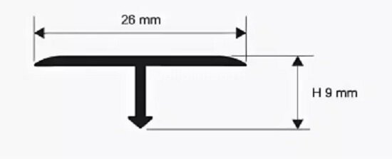 Заказать Профиль Т-образный 26мм 2,7м PCROS 269 Progress PCROS 269 латунь шлифованная 2,7 м Заказать Профиль Т-образный 26мм 2,7м PCROS 269 Progress PCROS 269 латунь шлифованная 2,7 м