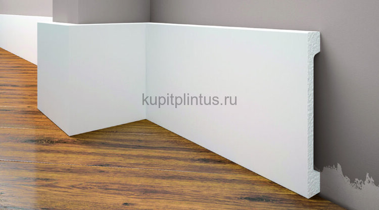 Заказать Плинтус напольный под покраску Cezar Elegance LPC-31 101-белый 2,44м 