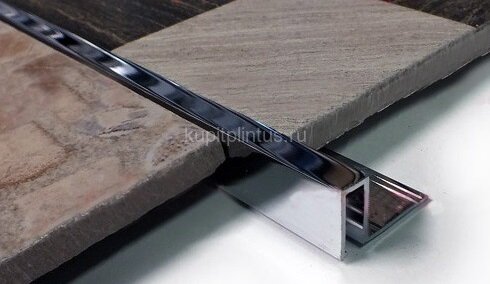 Заказать Профиль П-образный закладной 10х10 мм ЛПО-П10х10 латунный хром полированный 2,7 м 