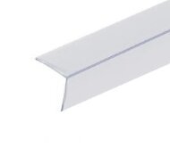 Уголок защитный ПВХ прозрачный Lemal E14х14 2,75 м Уголок защитный ПВХ прозрачный Lemal E14х14 2,75 м