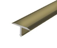 Профиль Т-образный 26 мм алюминий (плоский) PV39-09 шампань блестящая 2,7 м