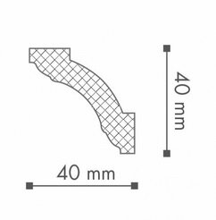 Заказать Карниз NMC Arstyl Z1240 40х40 2 м Заказать Карниз NMC Arstyl Z1240 40х40 2 м