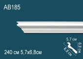 Потолочный плинтус Перфект AB185 68х88х57 мм 2,4 м Потолочный плинтус Перфект AB185 68х88х57 мм 2,4 м