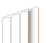 Финишный молдинг 12х34 мм HiWood LF139B W49G белый-бежевый 2,7 м Финишный молдинг 12х34 мм HiWood LF139B W49G белый-бежевый 2,7 м