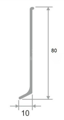 Заказать Заглушки для плинтуса Евротрим L-80 ПВХ комплект серебро Заказать Заглушки для плинтуса Евротрим L-80 ПВХ комплект серебро