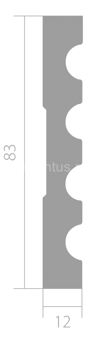 Заказать Наличник ЛДФ 12х83 мм Ultrawood N 003 2,44 м 