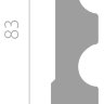 Заказать Наличник ЛДФ 12х83 мм Ultrawood N 003 2,44 м Заказать Наличник ЛДФ 12х83 мм Ultrawood N 003 2,44 м