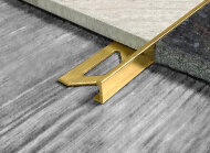 Профиль L-образный из латуни Yakamoz ЛГ-12 латунь полированная 2,7 м