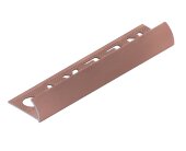 С-профиль для плитки внешний 8 мм NEEXY PV16-14 MRG розовый матовый 2.7 м