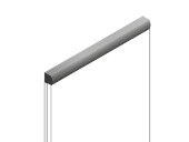 Молдинг 15х15 мм HiWood D15V2 S369 цвет под дерево из фитополимера 2.7м