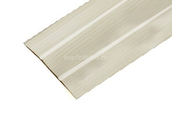 Заказать Порог алюминиевый декорированный А6 КД Дуб жемчужный 2,7 м 