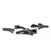 Крепеж плинтуса SALAG ALPHA (25шт-упак) APKK10 ПВХ черный