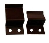 Крепление Z-образное для москитной сетки 2 шт. верх-низ (упаковка 100 штук) коричневое Крепление Z-образное для москитной сетки 2 шт. верх-низ (упаковка 100 штук) коричневое