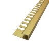 Заказать Профиль П-образный гибкий из алюминия ПО-П10 золото матовое 2,7 м Заказать Профиль П-образный гибкий из алюминия ПО-П10 золото матовое 2,7 м