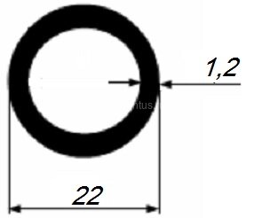 Заказать Труба алюминиевая круглая 22х1,2 мм 3 м Заказать Труба алюминиевая круглая 22х1,2 мм 3 м