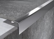 F-профиль из нержавеющей стали FF 10 P полированная сталь 2,7 м