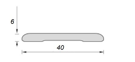 Заказать Наличник IDEAL Н40 из вспененного ПВХ 001 Белый 2,2 м 