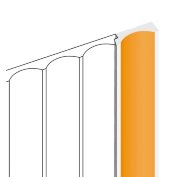 Финишный молдинг 12х34 мм HiWood LF139B Y5 оранжевый 2,7 м Финишный молдинг 12х34 мм HiWood LF139B Y5 оранжевый 2,7 м