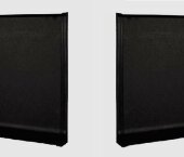 Заглушки для плинтуса Евротрим L-80 ПВХ комплект черный Заглушки для плинтуса Евротрим L-80 ПВХ комплект черный