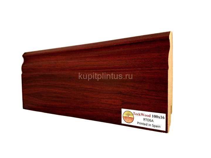 Заказать Напольный плинтус МДФ Teckwood цветной 100х16 Ятоба 2.15 м 