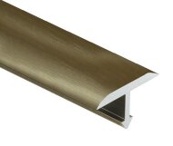 Профиль Т-образный алюминиевый 10 мм закругленный Gunsen PV33-13 песок блестящий 2,7 м